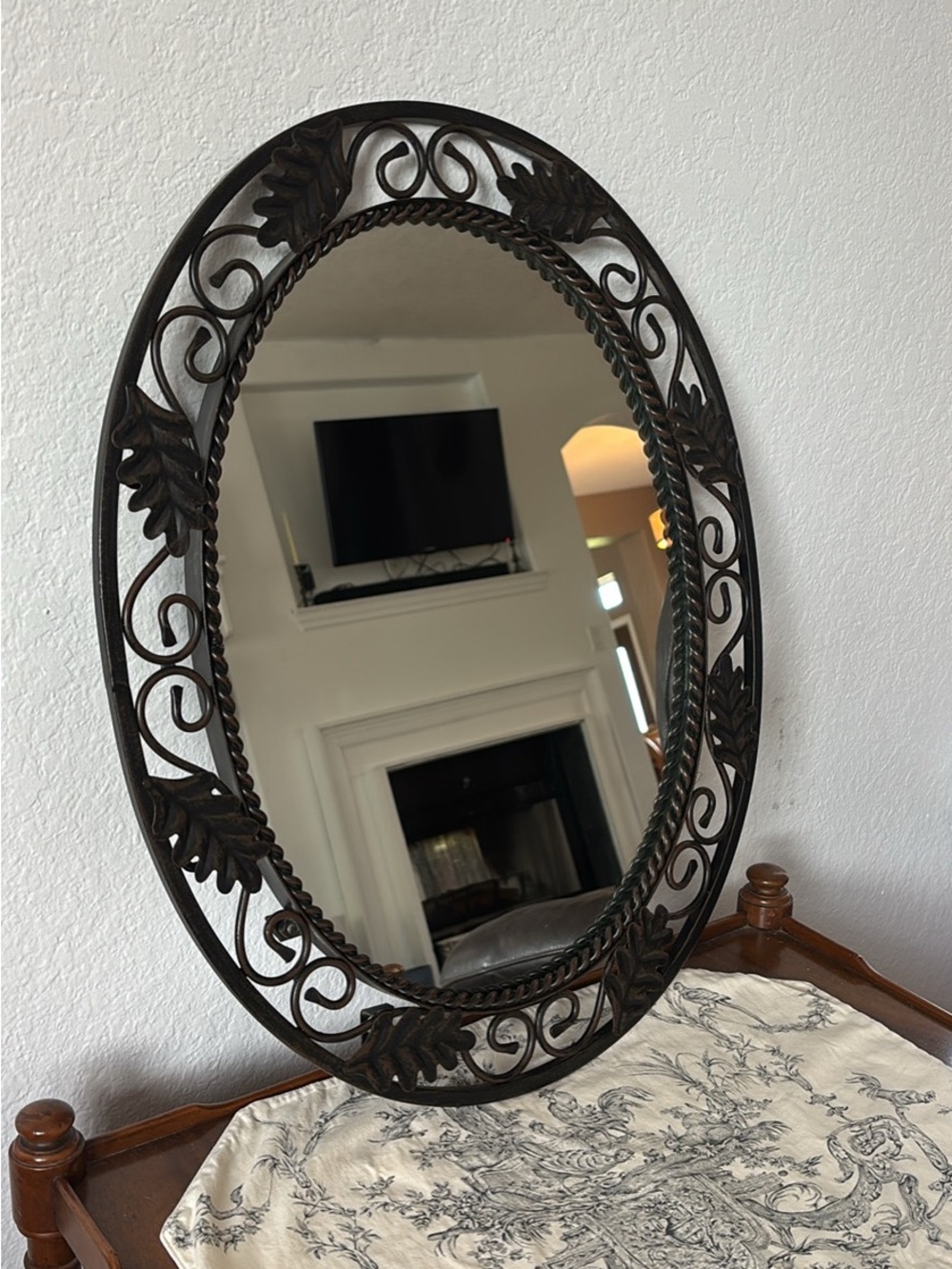 Southern Living At Home “Madison” Cast Iron Mirror 22.75 x 18.5